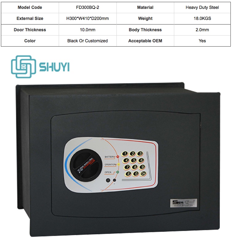 Сейфы Technomax от китайского Shuyi
